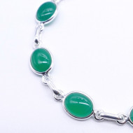 Avanturīns - sudraba rokassprādze